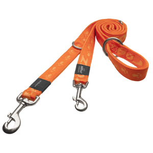 Rogz Alpinist Training Dog Lead (Orange) (63in x 1in)