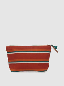 Ginger Stripes Cristina Cosmetic Pouch
