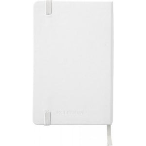 Moleskine Classic Pocket Hard Cover Ruled Notebook (White) (One Size)