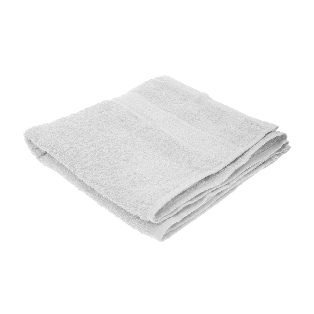 Jassz Plain Towel (Pack of 2) (White) (One Size)