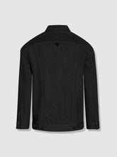 Load image into Gallery viewer, Longer Classic Black Denim Jacket