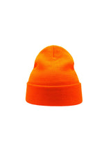 Load image into Gallery viewer, Wind Double Skin Beanie With Turn Up - Orange