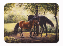 Load image into Gallery viewer, 19 in x 27 in Horses by Daphne Baxter Machine Washable Memory Foam Mat