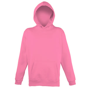 Childrens Unisex Electric Hooded Sweatshirt / Hoodie / Schoolwear - Electric Pink