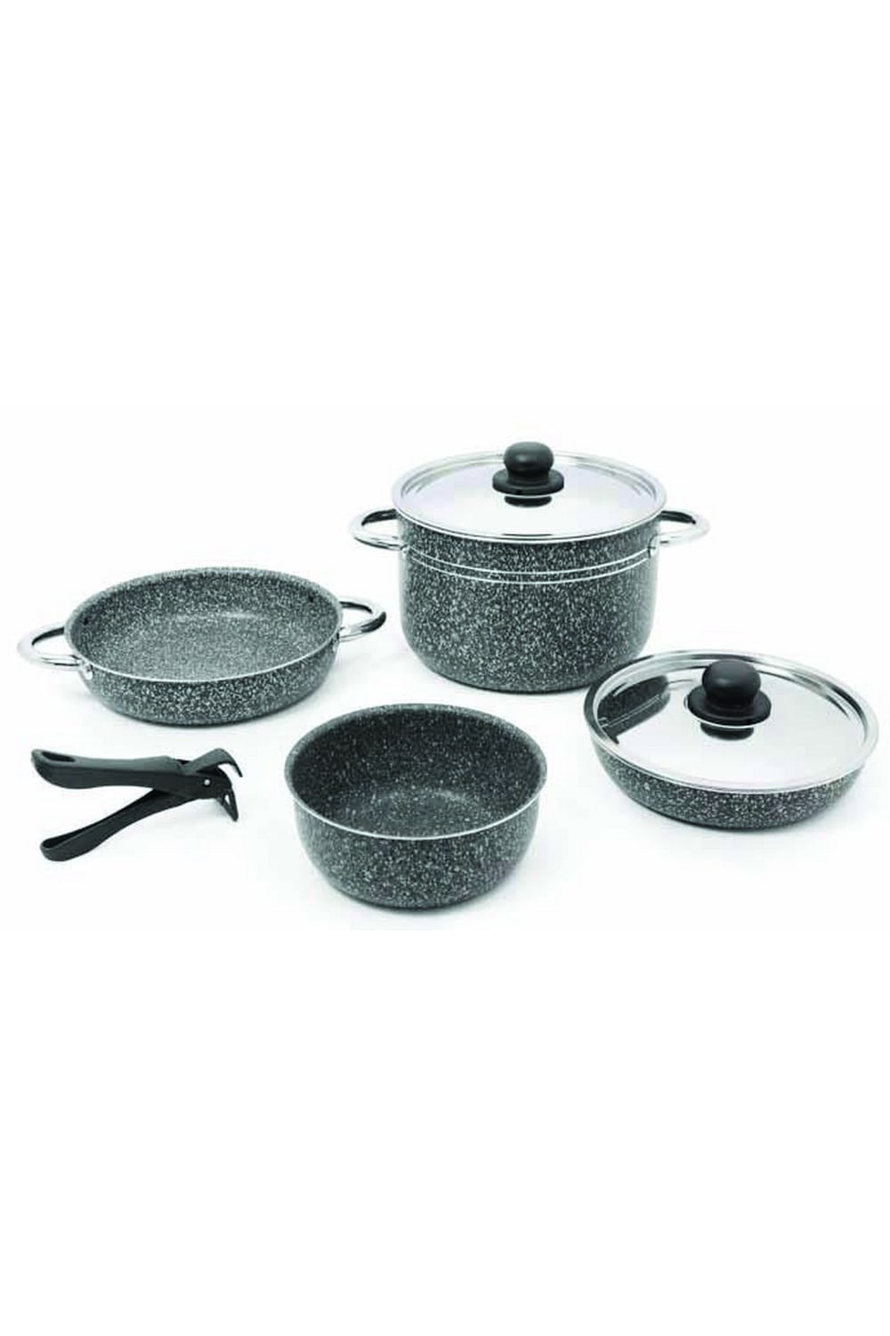 Beaver Brand Stone Rock 20 Cookware Set (Grey) (One Size)