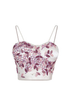 Load image into Gallery viewer, Gloria Embroidered Bustier Top
