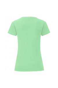 Fruit Of The Loom Womens/Ladies Iconic T-Shirt (Mint Green)