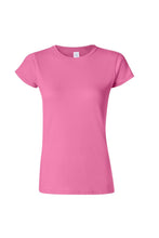 Load image into Gallery viewer, Gildan Ladies Soft Style Short Sleeve T-Shirt (Azalea)