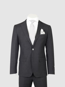 Porto Charcoal Gray, Slim Fit, Pure Wool Suit