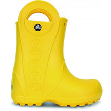 Load image into Gallery viewer, Crocs Childrens/Kids Handle It Rain Boots (Yellow)