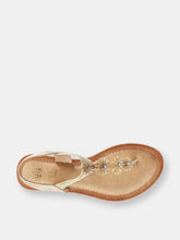 Load image into Gallery viewer, Carlie Gold Flat Sandals