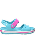 Load image into Gallery viewer, Crocs Childrens/Kids Crocband Sandals/Clogs (Aqua Blue)