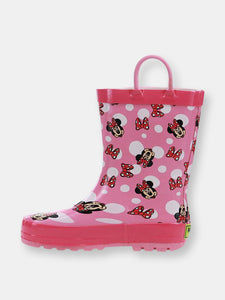 Kids Minnie Bow Town Rain Boot - Pink