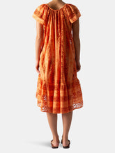 Load image into Gallery viewer, Danica Embroidered Coverup in Sunset Orange