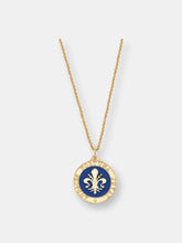 Load image into Gallery viewer, Florence Enamel Medallion Necklace