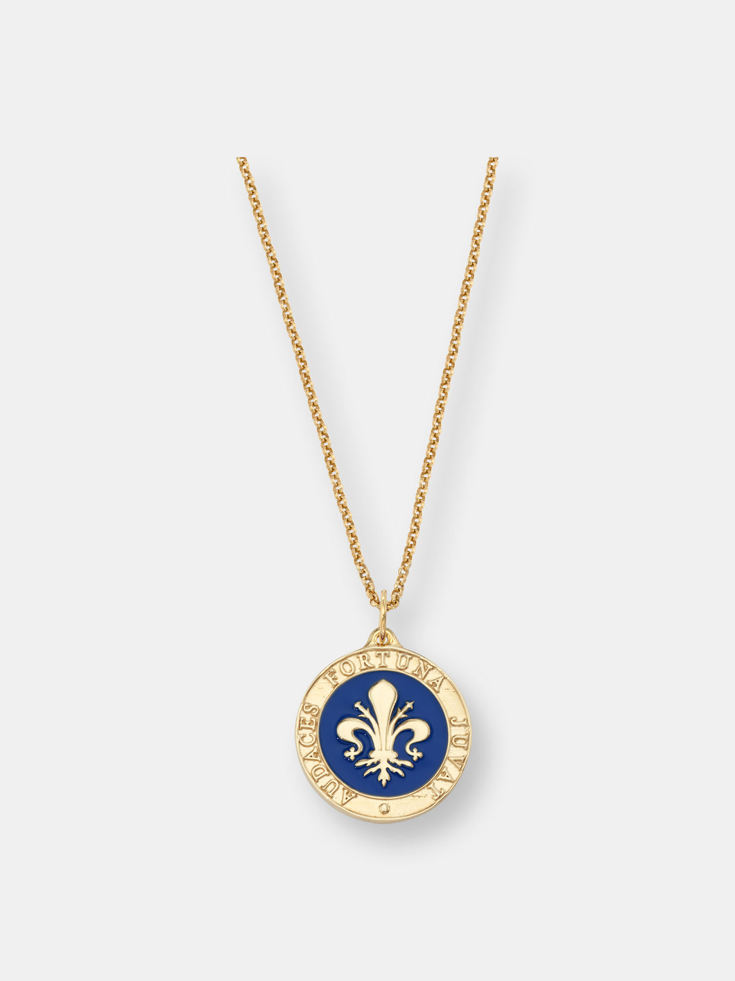 Florence Enamel Medallion Necklace