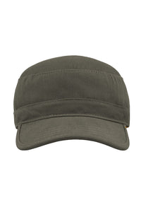 Tank Brushed Cotton Military Cap - Olive