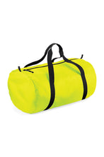 Load image into Gallery viewer, Packaway Barrel Bag/Duffel Water Resistant Travel Bag (8 Gallons) (Fluorescent Yellow/ Black)