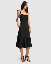 Load image into Gallery viewer, Summer Storm Midi Dress - Black