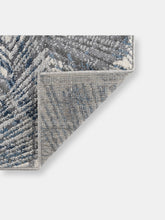 Load image into Gallery viewer, Mist MIS130A Leaves Blue Grey Area Rug