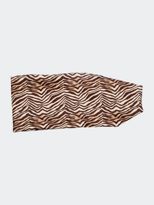 Brown Zebra Headband