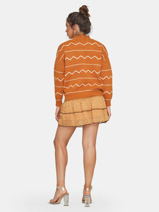 Bonfire Pullover Sweater - Camel