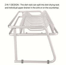 Load image into Gallery viewer, Deluxe Aluminum Dish Drying Rack