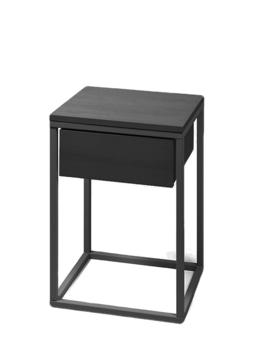 Nightstand Woody, Black