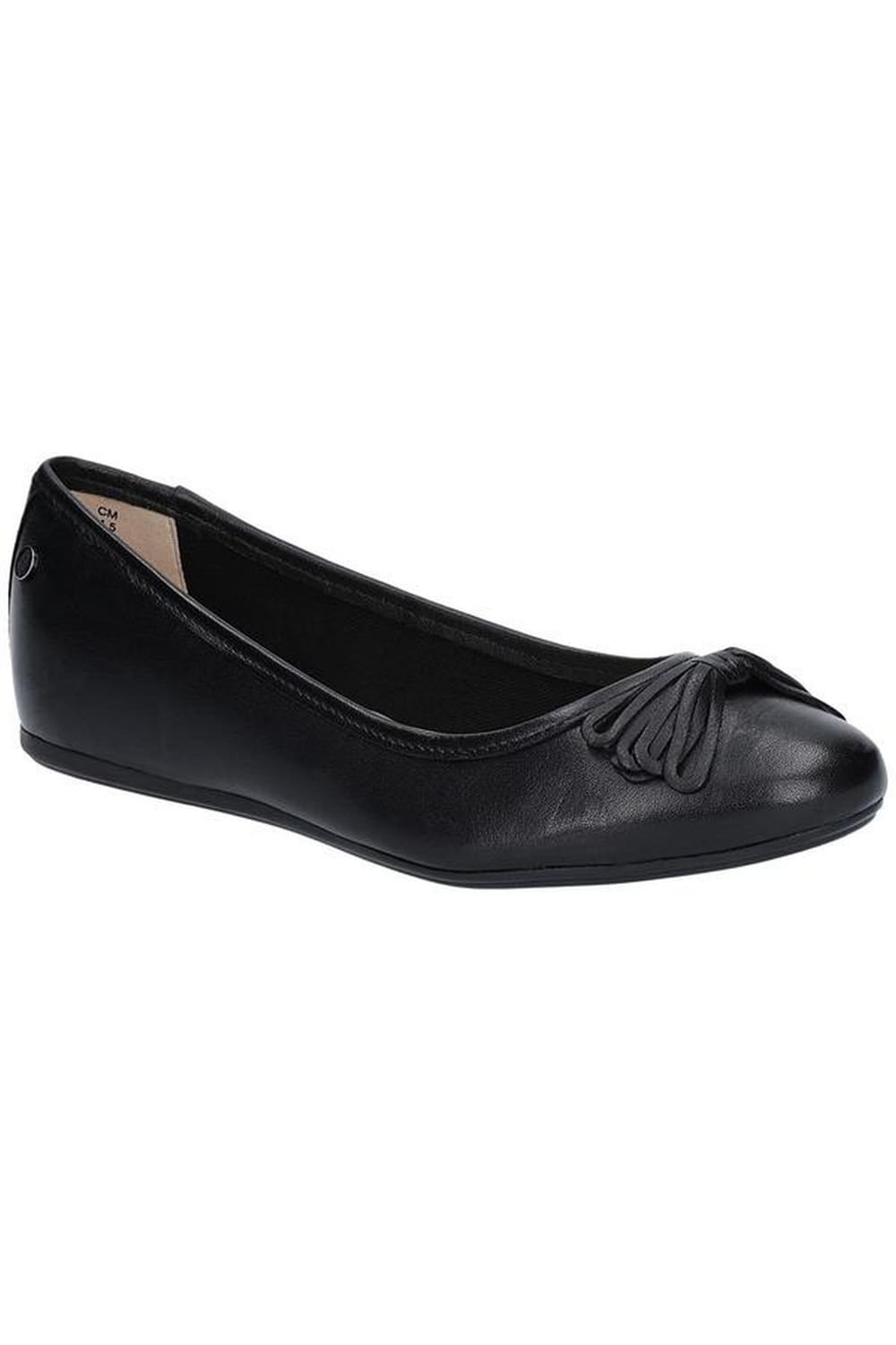 Hush Puppies Womens/Ladies Heather Bow Leather Ballet Shoes