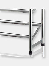 Load image into Gallery viewer, 2-Tier Chrome Expandable Shoe Rack