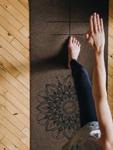 Load image into Gallery viewer, Mandala Cork Yoga Mat