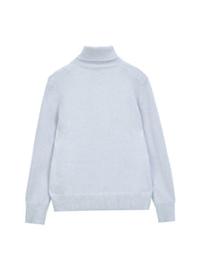 Turtleneck Sweater - Baby Blue