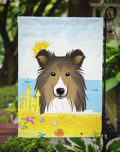 Load image into Gallery viewer, Sheltie Summer Beach Garden Flag 2-Sided 2-Ply