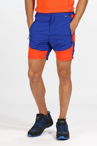 Mens Sungari Shorts - Surfspray Blue/Blaze Orange