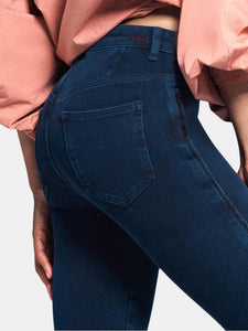 Cropped High Waist Jeans