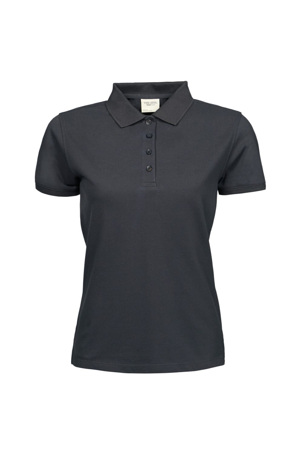Tee Jays Womens/Ladies Heavy Short Sleeve Polo Shirt (Dark Grey)