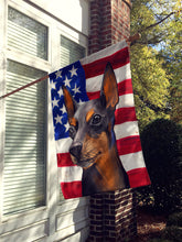 Load image into Gallery viewer, 28 x 40 in. Polyester Toy Manchester Terrier American Flag Flag Canvas House Size 2-Sided Heavyweight