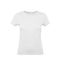 Load image into Gallery viewer, B&amp;C Womens/Ladies E150 Tee (White)