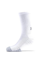 Load image into Gallery viewer, Under Armour Mens HeatGear Socks (White/Steel Grey)