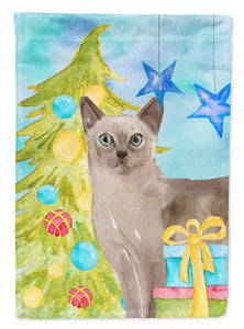 11 x 15 1/2 in. Polyester Tonkinese Christmas Presents Garden Flag 2-Sided 2-Ply