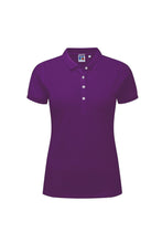 Load image into Gallery viewer, Russell Womens/Ladies Stretch Short Sleeve Polo Shirt (Ultra Purple)