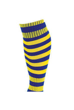 Load image into Gallery viewer, Precision Unisex Adult Pro Hooped Football Socks (Royal Blue/Yellow)