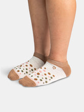 Load image into Gallery viewer, Bamboo Socks | Everyday Ankle | Polka Dot Toasted Coconut