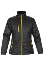 Load image into Gallery viewer, Stormtech Ladies/Womens Axis Water Resistant Jacket (Black/Sundance)