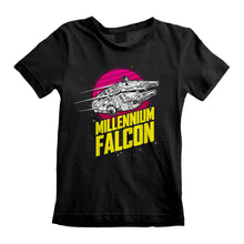 Load image into Gallery viewer, Star Wars Childrens/Kids Millennium Falcon T-Shirt (Black)