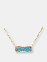 Load image into Gallery viewer, Reflection Opal Bar Necklace