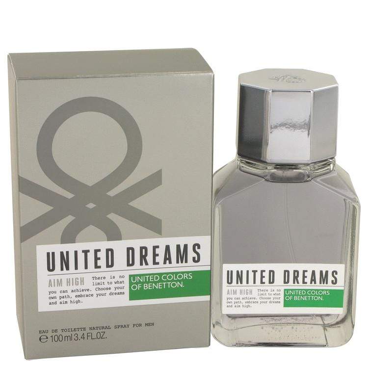 United Dreams Aim High by Benetton Eau De Toilette Spray 3.4 oz for Men