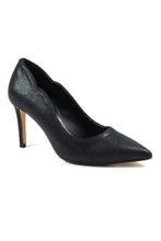 Load image into Gallery viewer, Womens/Ladies Nigella Court Shoes - Black