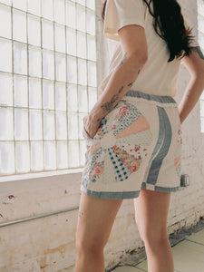 Dresden Plate Quilted Shorts