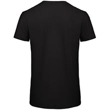 Load image into Gallery viewer, B&amp;C Mens Favourite Organic Cotton Crew T-Shirt (Black)